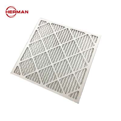 Disposable folding rotary filter pleating ac air filters